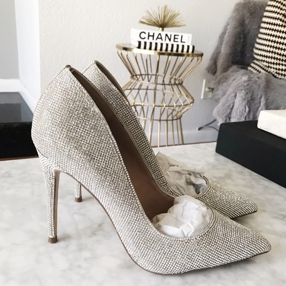 Steve madden crystal pumps
